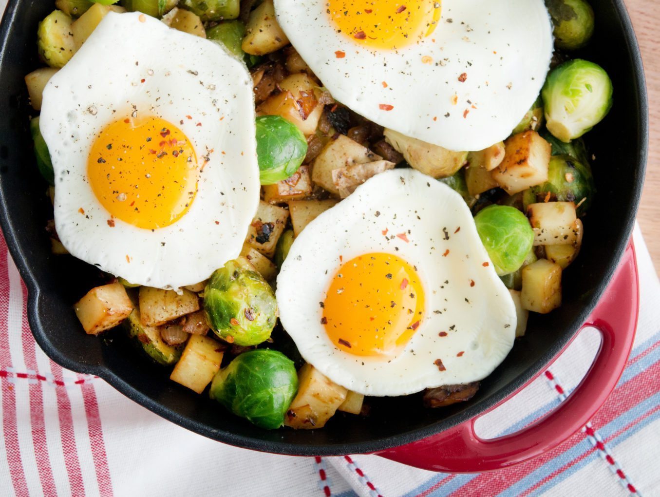 Brussels Sprout and Potato Hash