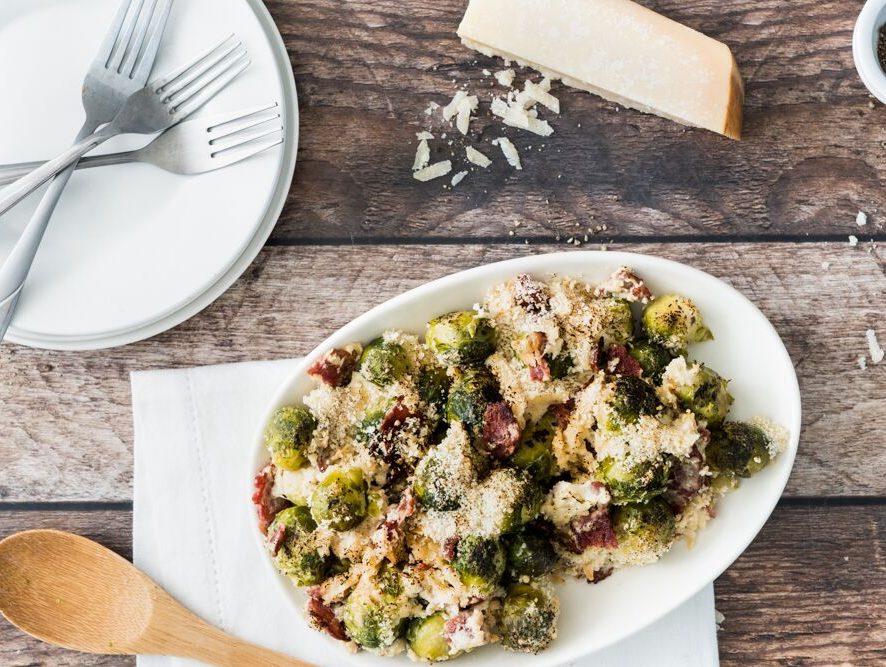 Bacon Brussels Sprout Bake