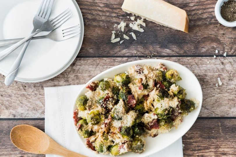 Bacon Brussels Sprout Bake